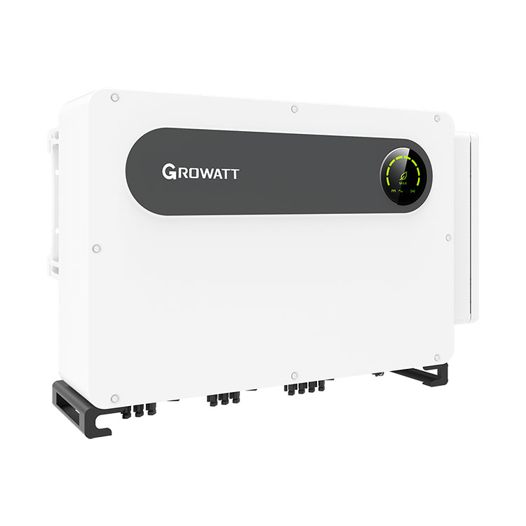 Growatt 100KW 110KW 120KW 125KW Three Phase Grid Tie Solar Inverter IP65 Waterproof, 10 MPPTs Fuse-Free Design for Residential and Commercial Use Growatt