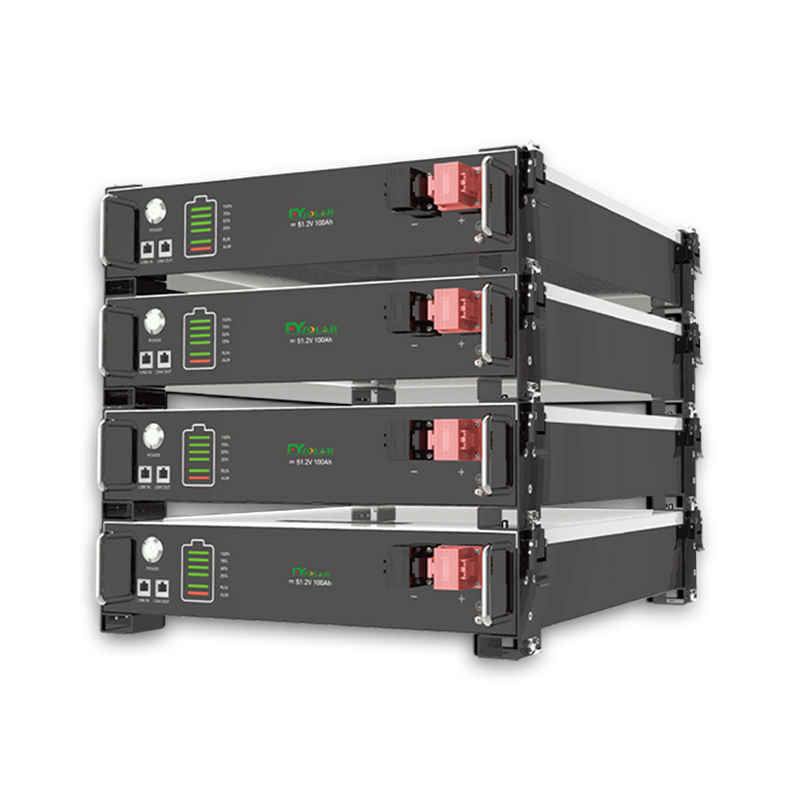 Rack type FY51100 (5.12kwh) Auto ID Smart Temperature Control for Home and Commercial Energy Storage