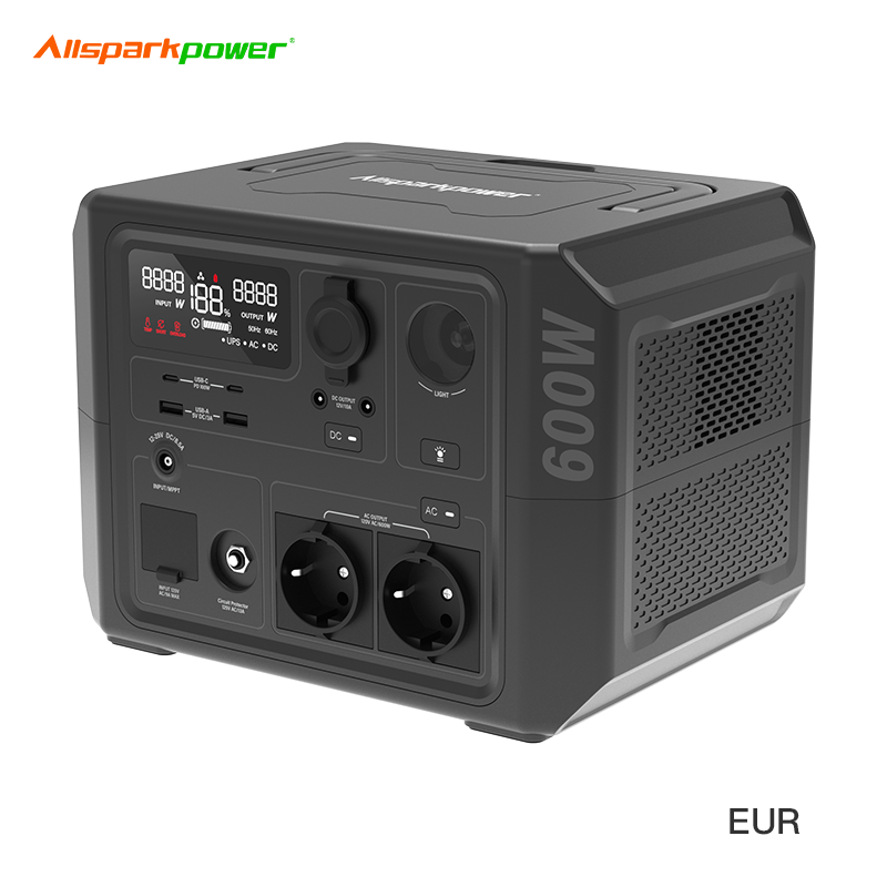 BP601-Portable Solar Powered Generators High-Capacity Off-Grid Solar Power Station for Camping and Emergency Use