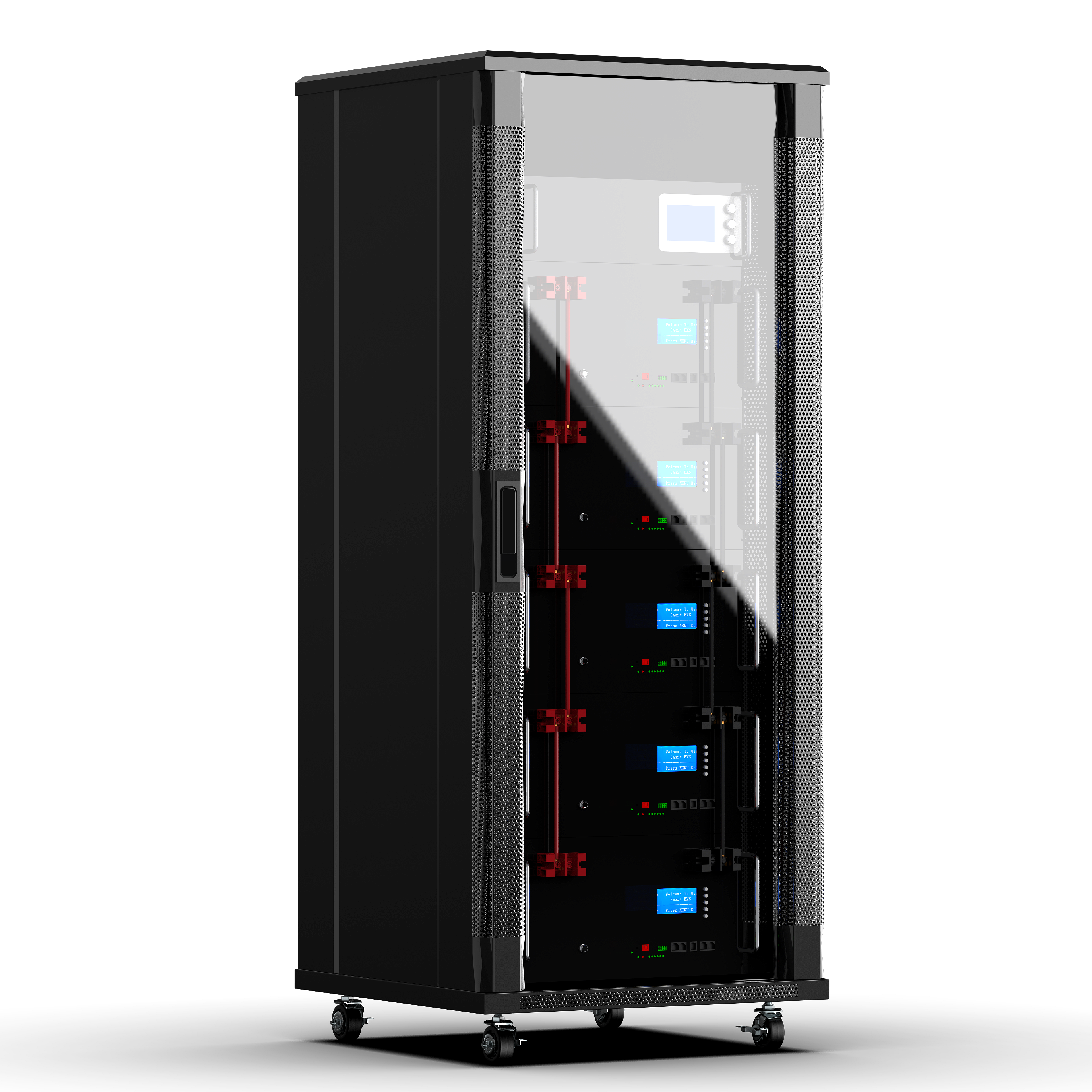 Customized High Capacity Energy Storage Cabinet 48~72V 200~2000Ah Flexible Expansion for UPS Backup Systems