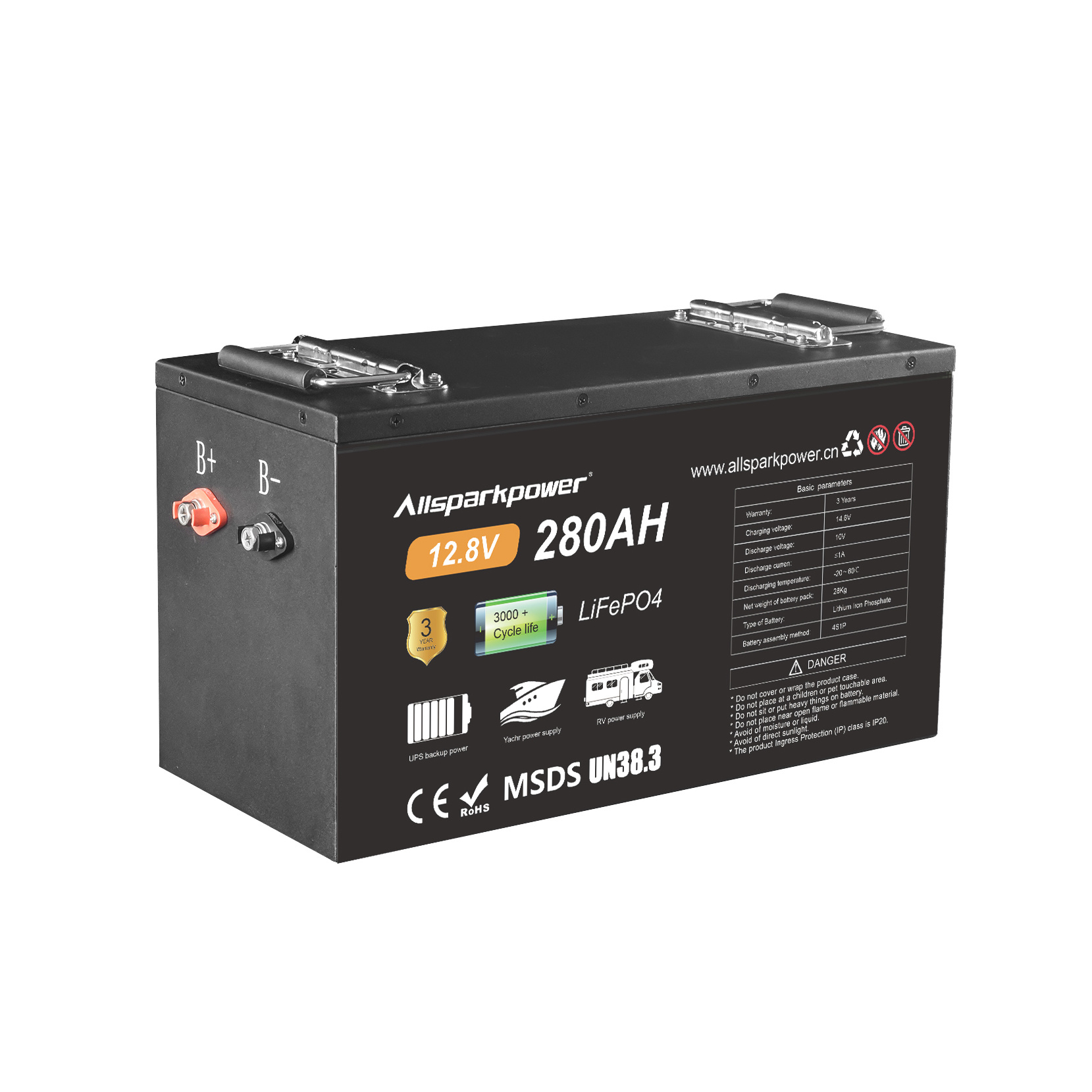 APB12280 12V 280Ah LiFePO4 Battery Deep Cycle High Capacity Off-Grid Solar Storage