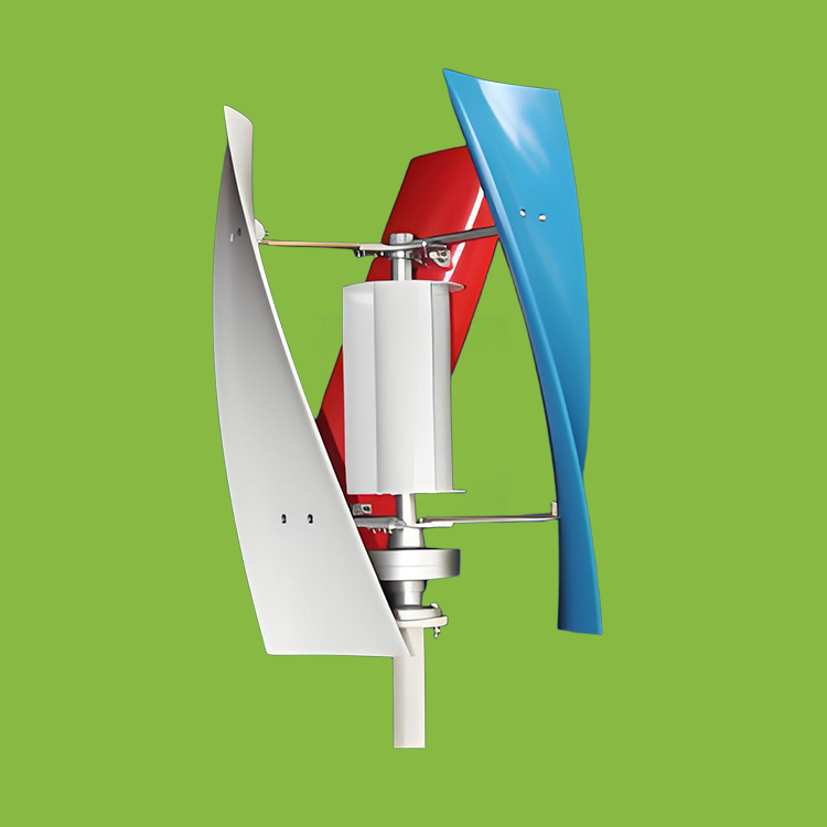 Vertical Axis Wind Turbine 100W-1000W Low Start-up Speed 360° Automatic Wind Tracking for Off-grid Power Supply JMH