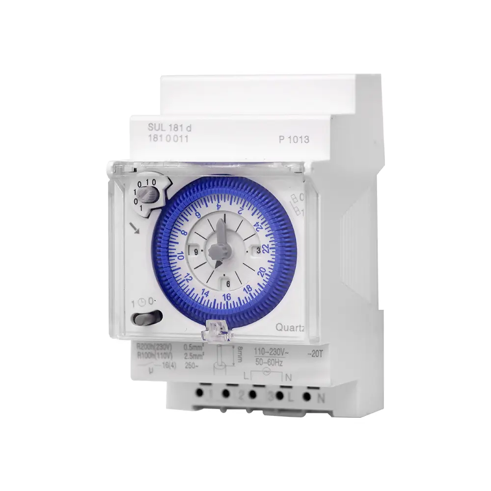ANALOG MECHANICAL WEEKLY TIME CONTROL SWITCH SUL181D 16A 250V~ AC110-230V 50-60Hz Industrial Lighting Automation Control