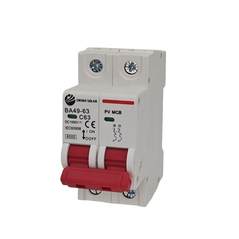 DC Miniature Circuit Breaker 2P 1000V 32A Solar PV System Protection ENSKO SOLAR