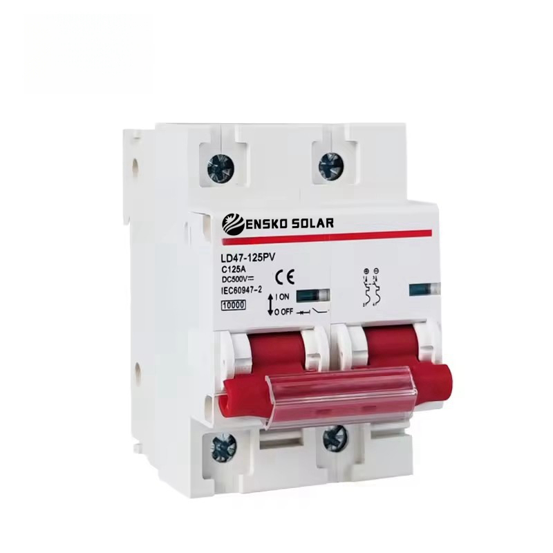 DC Breaker 2P 125A 500V Solar PV System Protection ENSKO SOLAR