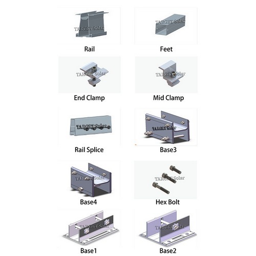 Ground Photovoltaic Carport ST13 Corrosion-Resistant Adjustable Solar Mounting System for Commercial and Industrial Applications