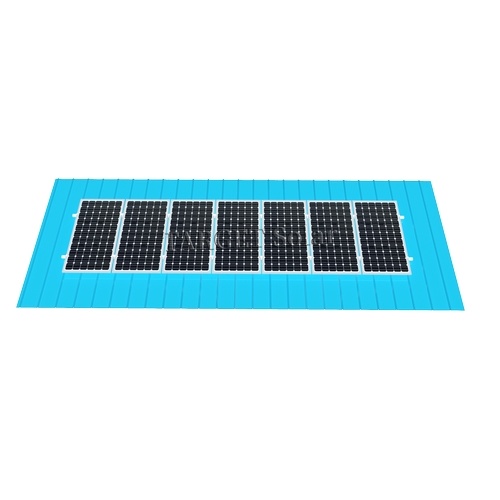 Color Steel Tile Roof Photovoltaic Bracket TS07 Corrosion-Resistant Aluminum Stainless Steel Solar Rooftop PV Installation System LB-003