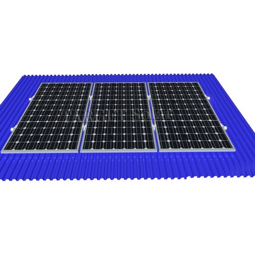 Color Steel Tile Roof Photovoltaic Bracket TS05 Aluminum Stainless Steel Corrosion-Resistant for Solar Rooftop Installations