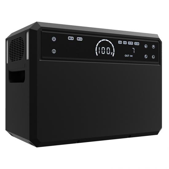 Portable Power Station 2000W Pure Sine Wave 2.3kWh LFP Battery Camping Outdoor Backup SWT Solar