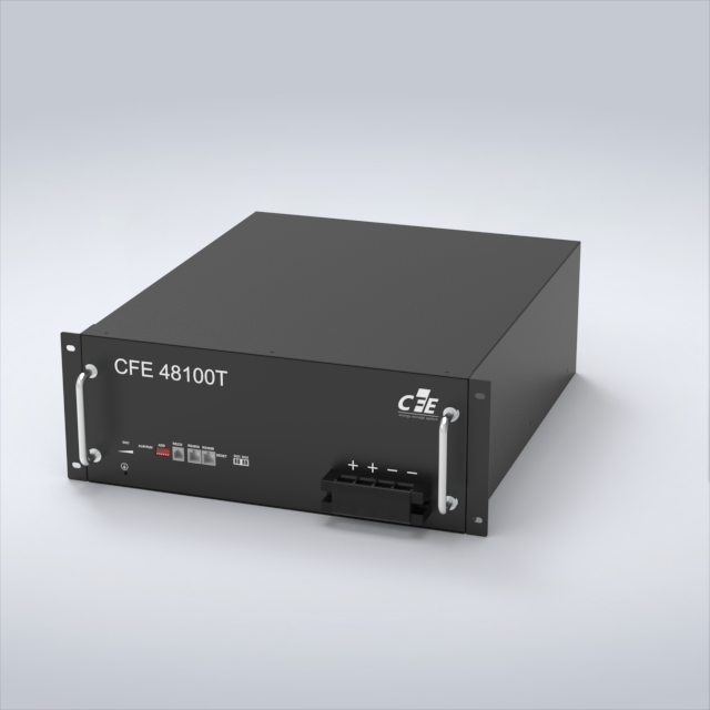 CFE-48100T 51.2V 100Ah LiFePO4 Rack Mount Battery for Solar Energy Storage and Backup Power