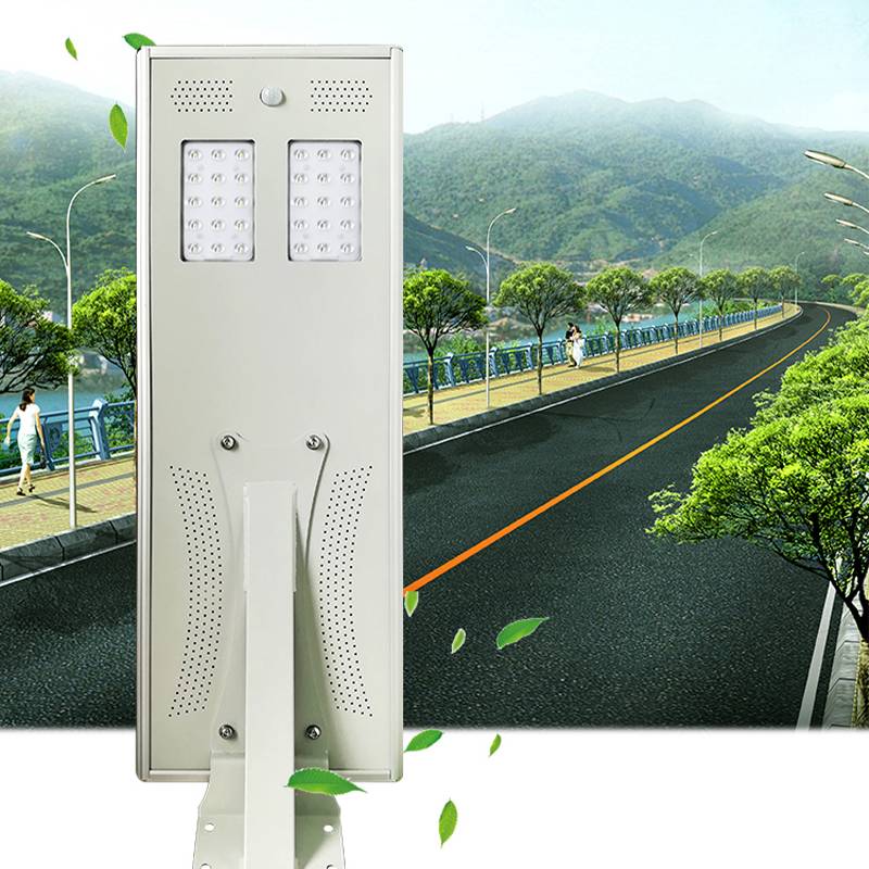 Solar LED Street Light 30W-120W IP65 Waterproof All-in-One Solar Powered Motion Sensor Light for Outdoor Garden Road Lighting