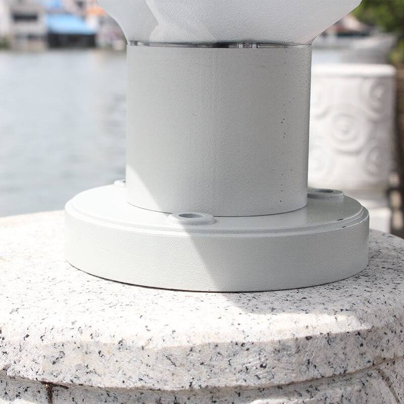 Solar Led Streetlight 4.2V/5W 18% Efficiency Mono Solar Panel, 4000mAh Li-ion Battery for Outdoor Yard Deck Lighting Bright New Energy