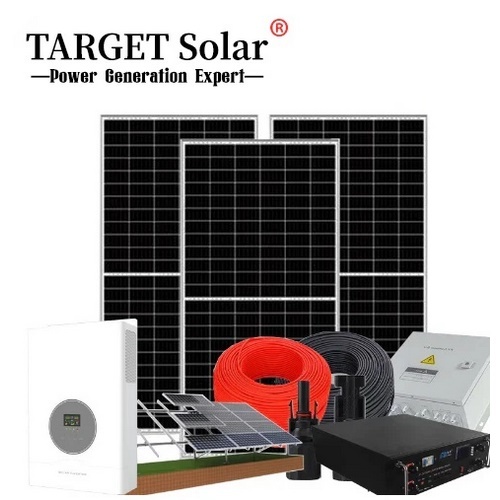 5KW Off Grid Solar System 625W Panel 51.2V100AH Lithium Battery for Home and Rooftop Use