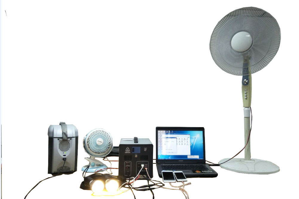 In-house Charging & Storage 3 288Wh LiFePO4 Battery 300W Solar Generator for Home Office Backup Megasolar