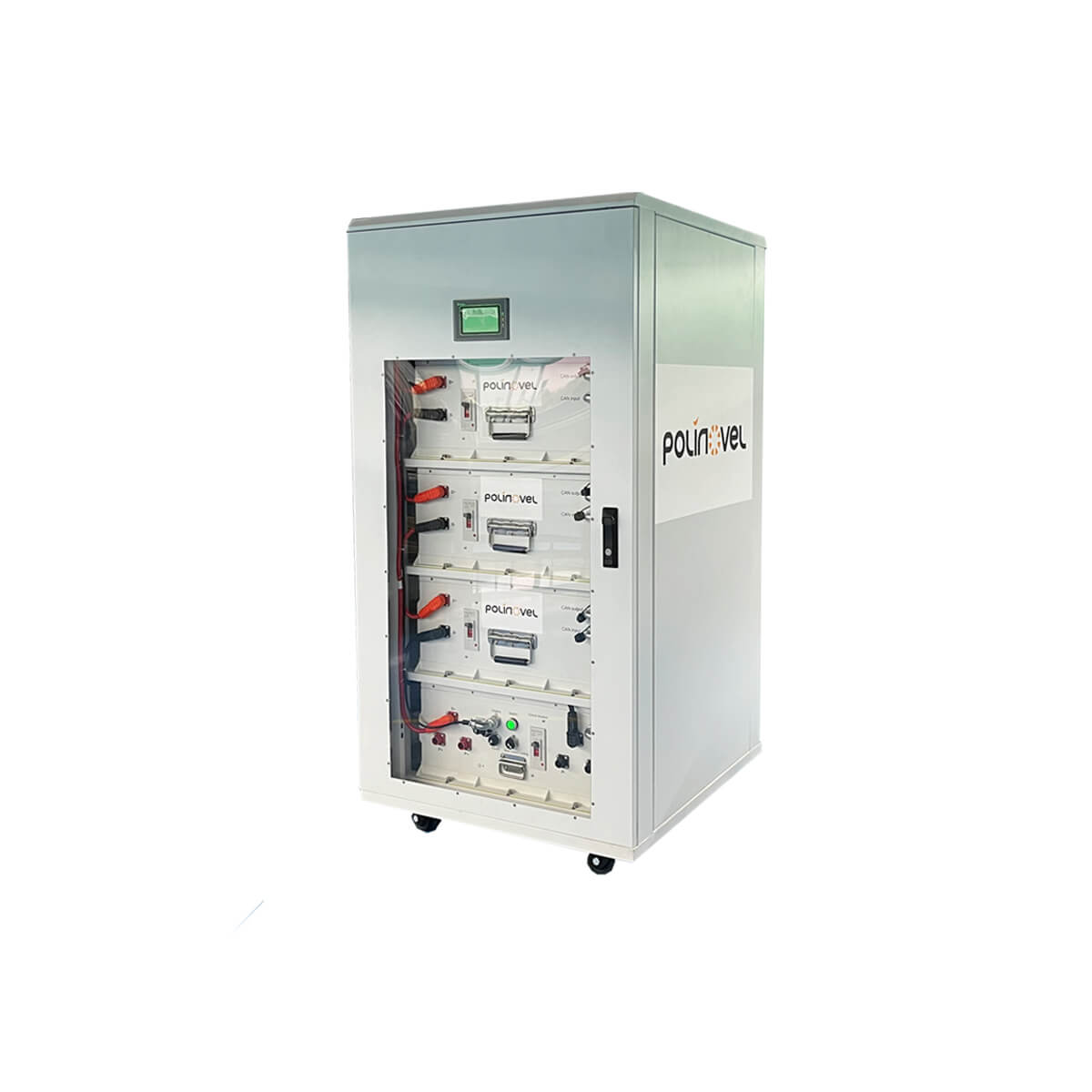 204V High Voltage LiFePO4 Energy Storage Battery 280Ah 57KWh for Solar Power Systems Polinovel