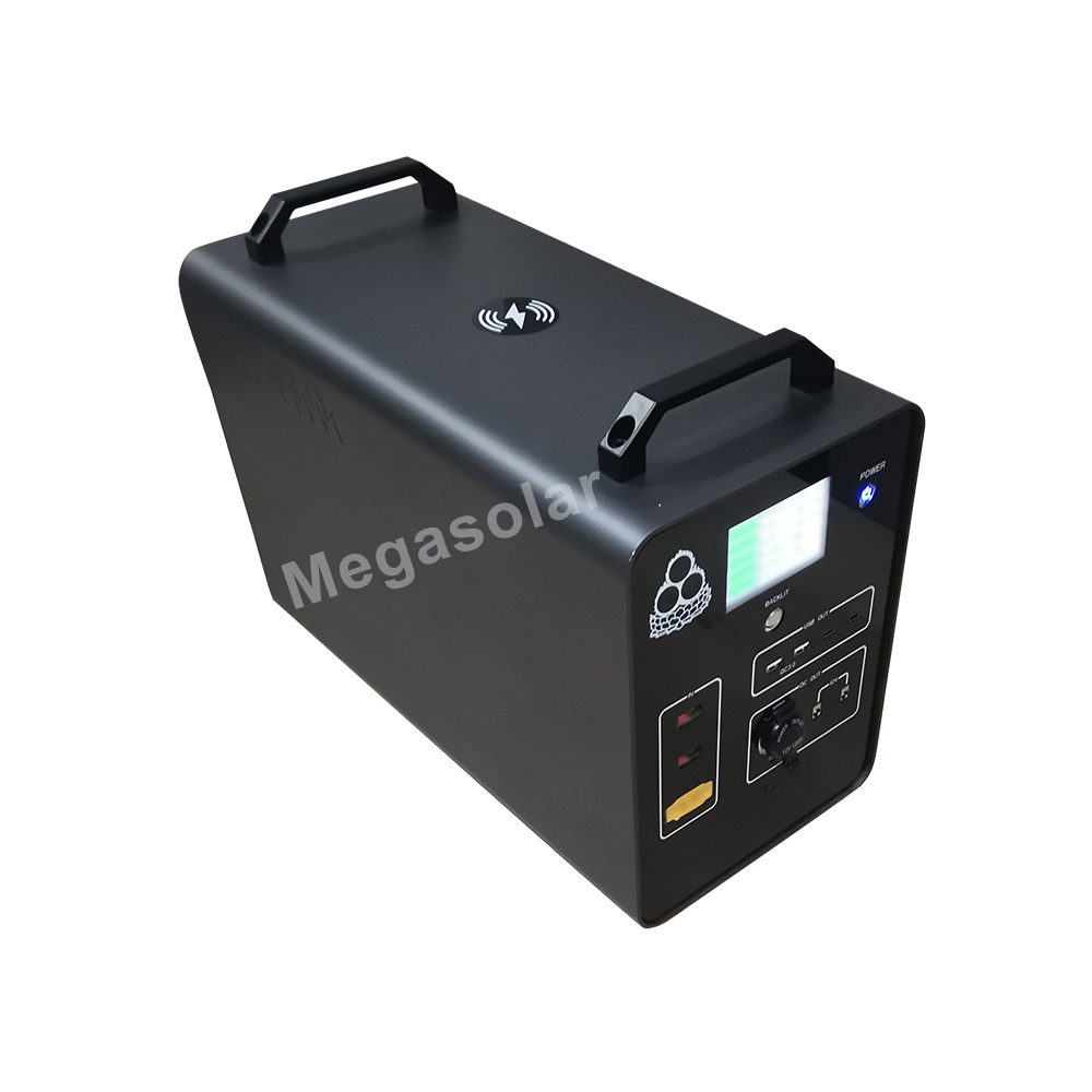 1500W Portable Solar Generator 2KWH LiFePO4 Battery for Outdoor RV Camping Off-Grid Power