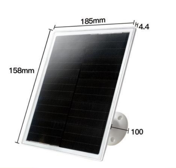 Solar Powered Security Camera 6W 5V Mono Panel Outdoor Surveillance for RVs Boats Vans