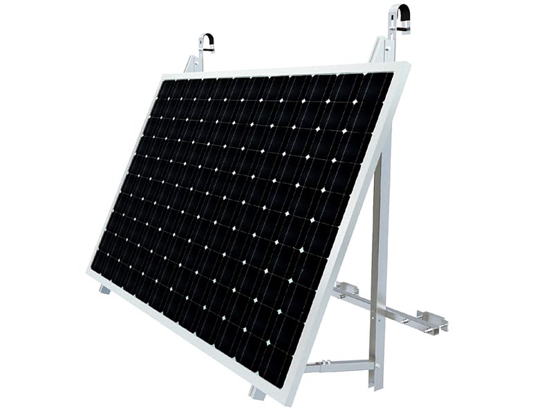 Balcony Solar Bracket 0-30° Adjustable Angle Wall Mounted Railing Flat Installation for Solar Panels with Frame