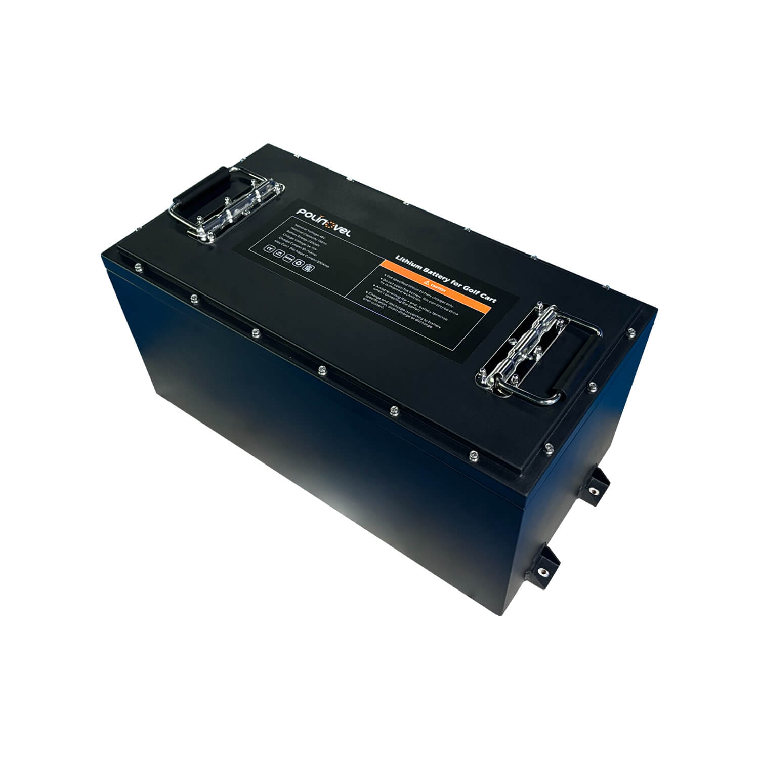 48V 150Ah Lithium Traction Battery High-Cycle Life Lightweight LiFePO4 for Golf Carts and Utility Vehicles Polinovel