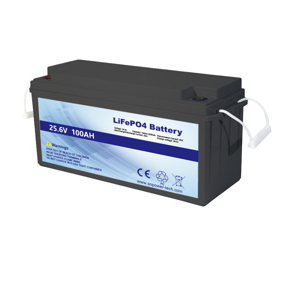 SL Series 25.6V 100AH Lithium Battery A Grade Cells 6000 Cycles Long Life for Solar Storage and Off-Grid Systems