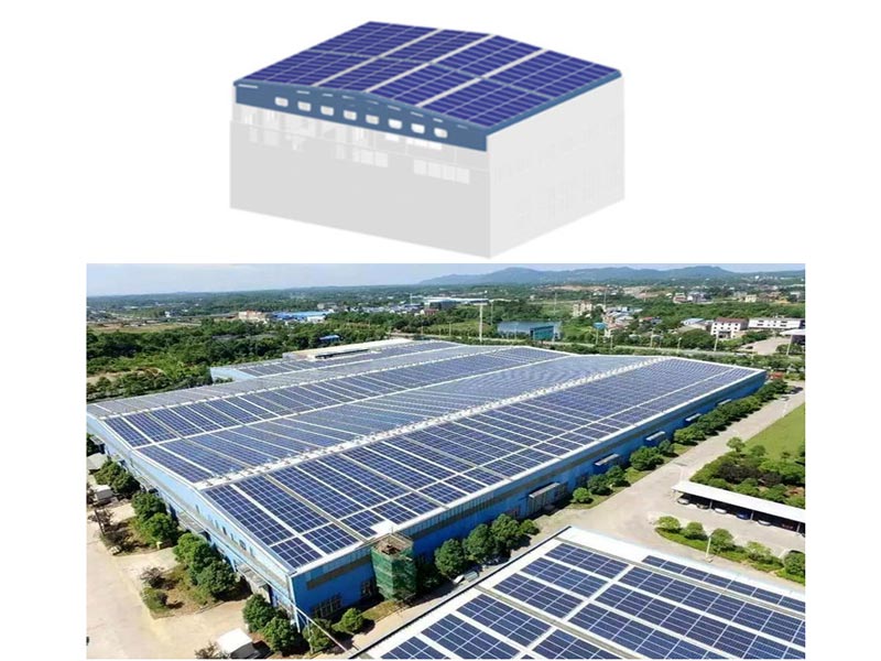 C&I Solar Mounting Bracket 0°-60° Adjustable 60m/s Wind Load 1.6KN/m2 Snow Load for Flat Roof Commercial Industrial Installations