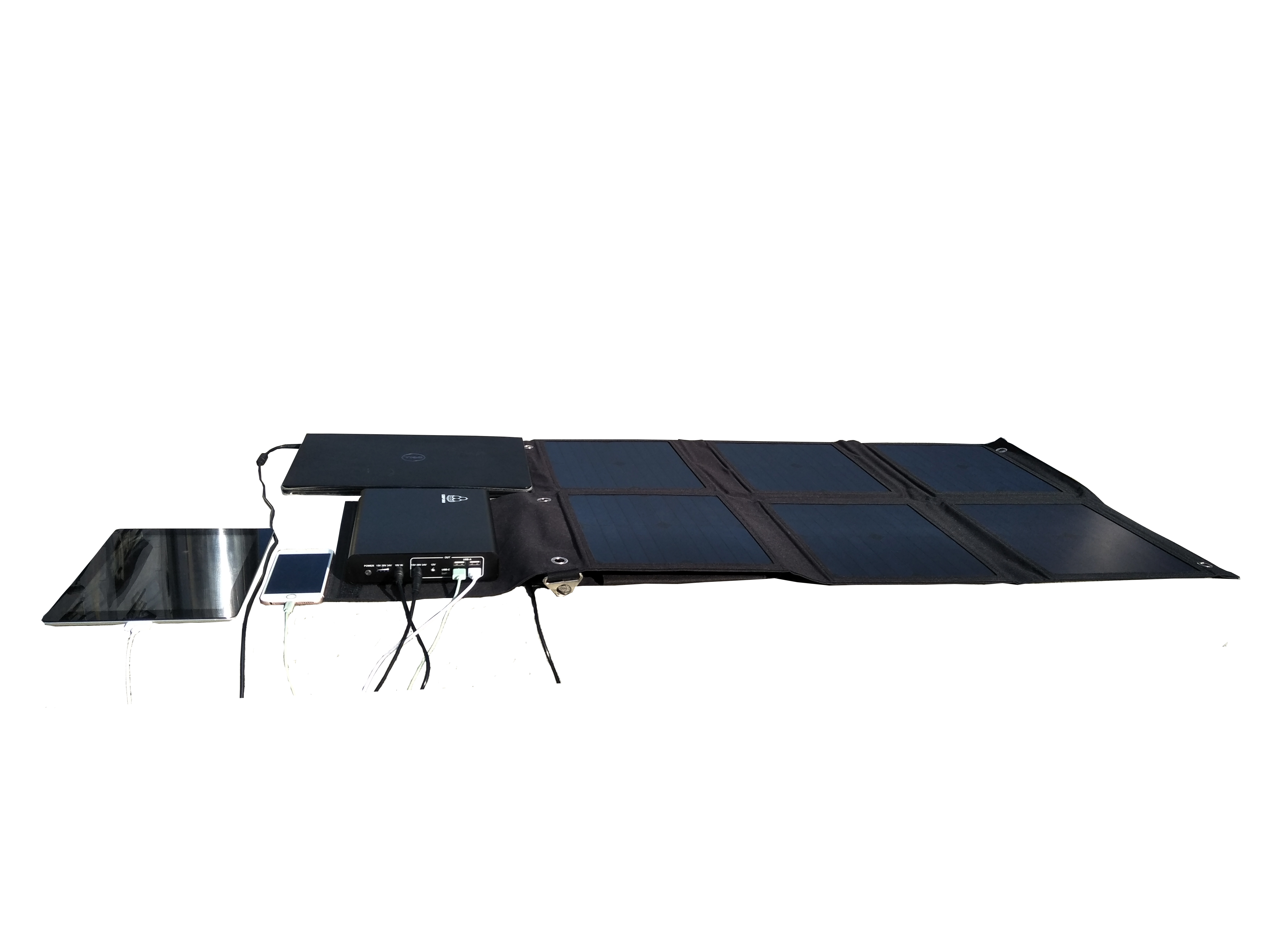 Solar Power Bank 15000mAh/30000mAh LiFePO4 Battery Outdoor Laptop Charging MS-LPB49/MS-LPB98