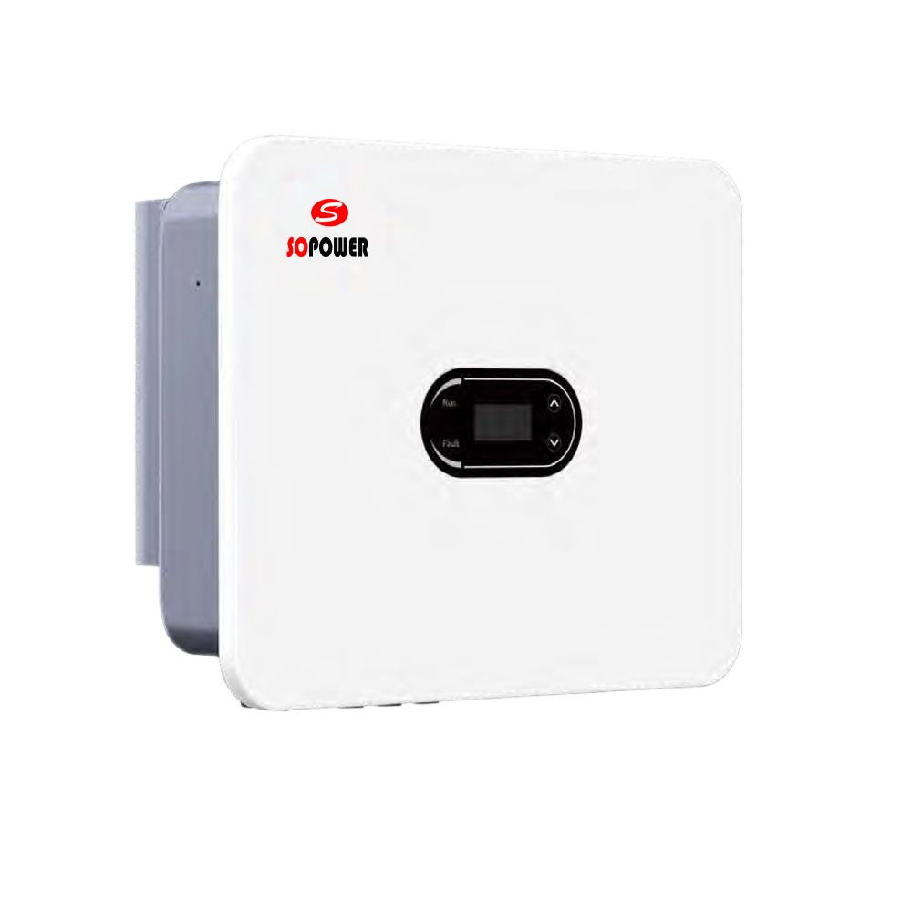 TG Series 3K-15K Three Phases Solar Inverter 2 MPP Trackers 160% DC Oversizing Wide MPPT Range 180-1000V for Residential and Commercial PV Systems SoPower