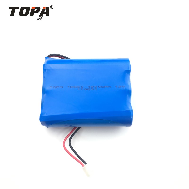 11.1V 1800mAh Lithium Battery Pack High Capacity Long Cycle Life for Power Tools and Electric Vehicles TOPA