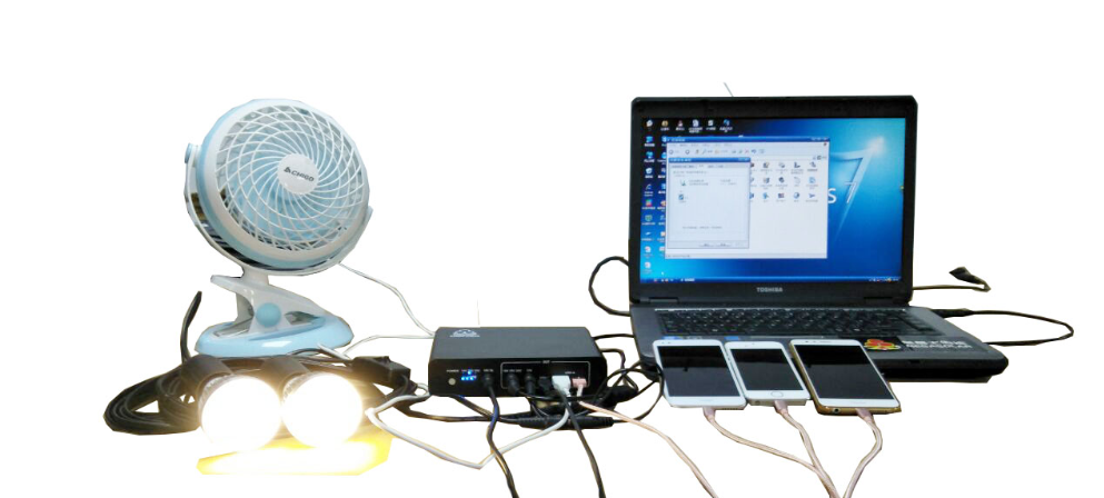 In-house Charging & Storage 1 15000mAh LiFePO4 Solar Power Bank Dual USB Output for Outdoor Emergency Backup Megasolar