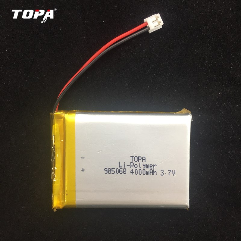 Li-Polymer 985068 4000mAh 3.7V High-Capacity Long Cycle Life for Mobile Devices and Portable Electronics TOPA
