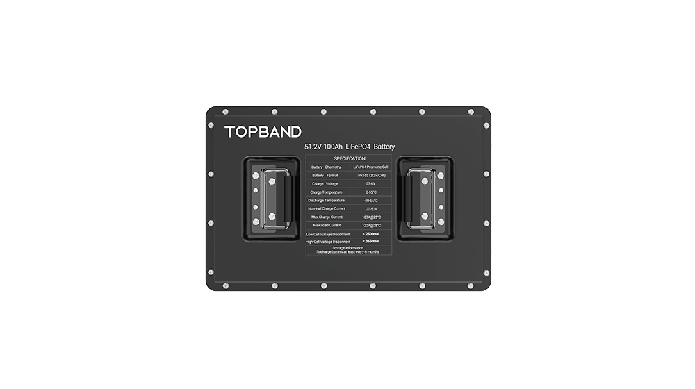 Golf Cart Battery 51.2V 100Ah LiFePO4 with BMS for Golf Carts TOPBAND