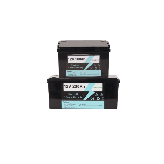 12V 12.8V 300AH Solar Battery LiFePO4 3.84KWh Long Cycle Life 6000+ for Energy Storage System CREPOWER