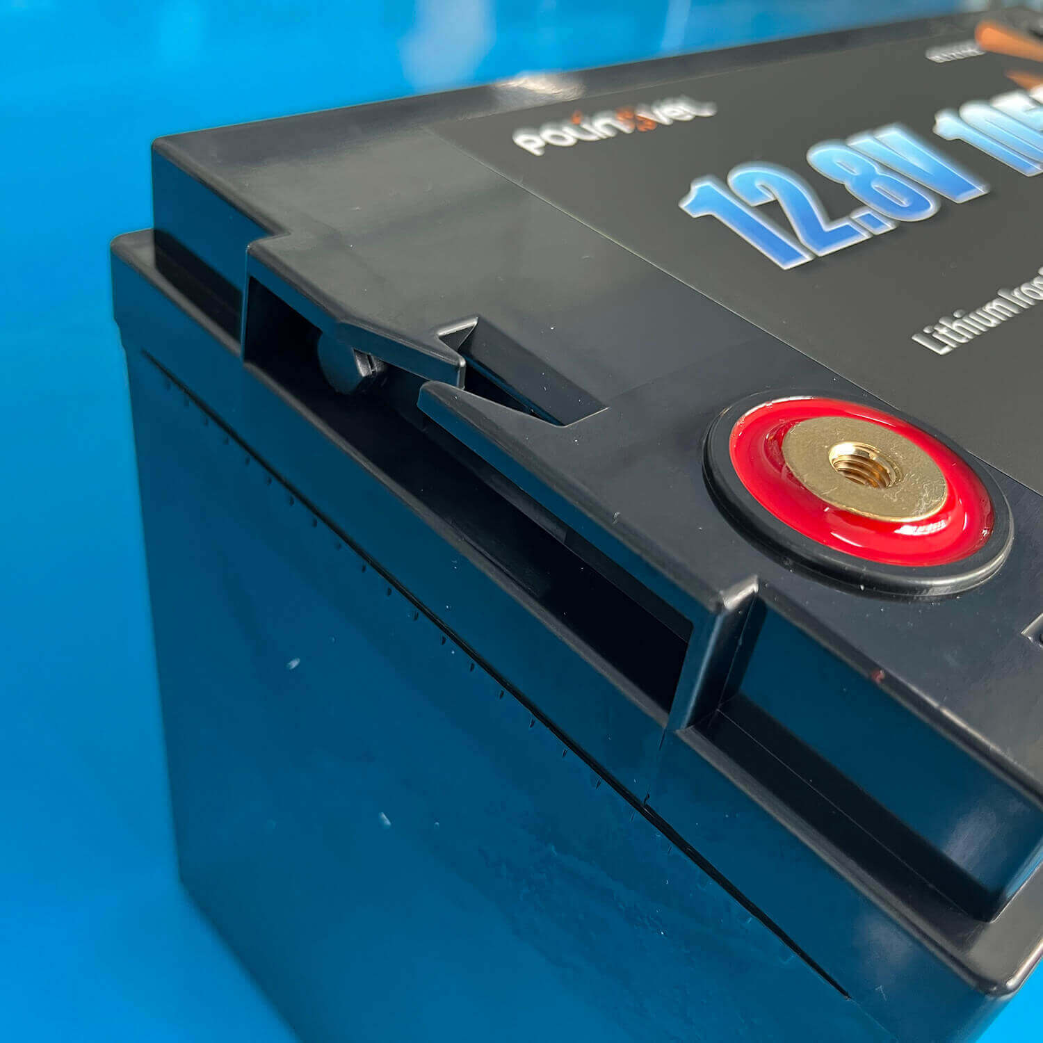 12V 105Ah Lithium Bluetooth Battery BL12105 LiFePO4 Deep Cycle with BMS for RV Marine Solar Polinovel