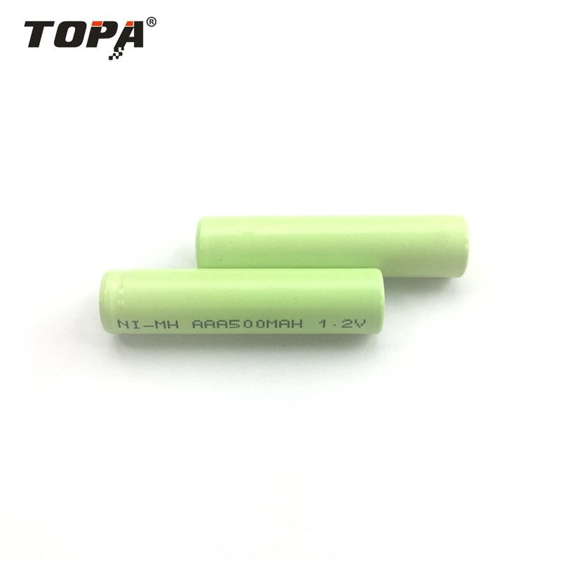 Ni-MH AAA500mAh 1.2V Battery High Voltage Long Cycle Life for Electronic Toys Garden Lighting TOPA