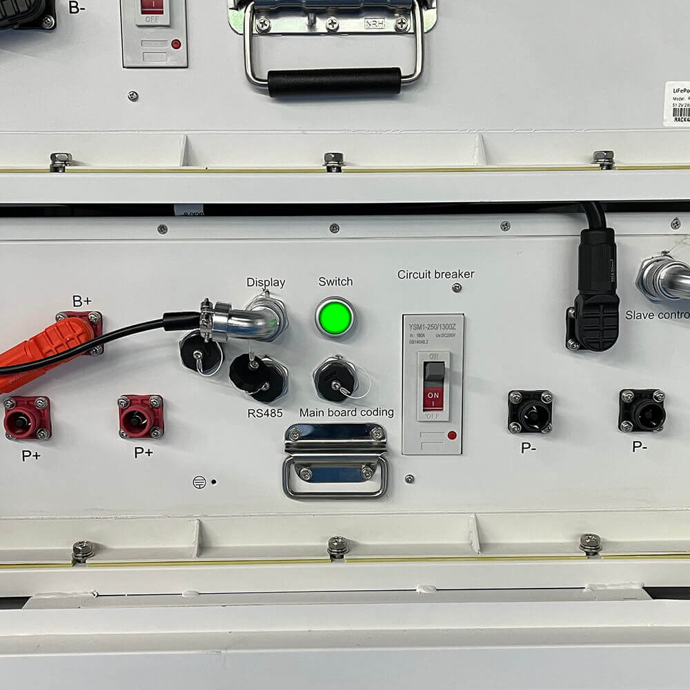 204V High Voltage LiFePO4 Energy Storage Battery 280Ah 57KWh for Solar Power Systems Polinovel