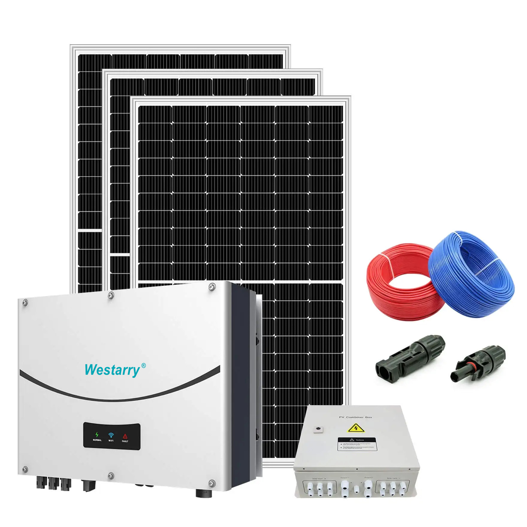 12kw Grid Solar System 400W Solar Panel On Grid Inverter for Home and Commercial Use Westarry