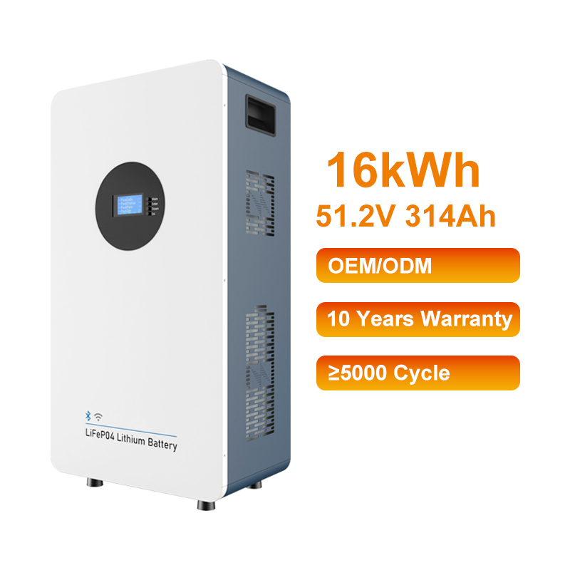 All in One Energy Storage Battery 51.2V 314Ah 16kWh LiFePO4 with Remote Firmware Upgrade for Home Use