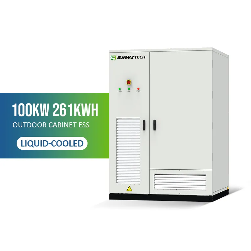 Sunway 100kW/261kWh Liquid-Cooled Outdoor Energy Storage System LFP Battery for Commercial and Industrial Applications