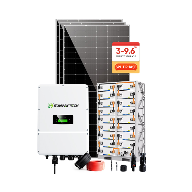 Sunway 3kw-9.6kw Solar Energy Storage System Hybrid Inverter with High Voltage Lithium Battery for Residential and Commercial Use