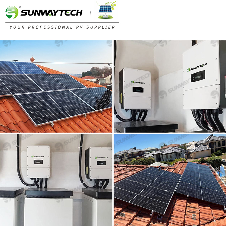 Sunway 3kw-9.6kw Solar Energy Storage System Hybrid Inverter with High Voltage Lithium Battery for Residential and Commercial Use