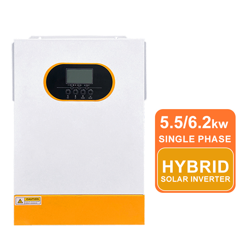 6.2kw 5.5KW 48V Pure Sine Wave Hybrid Solar Inverter MPPT Lithium Battery Compatible Off-Grid Home Backup Power