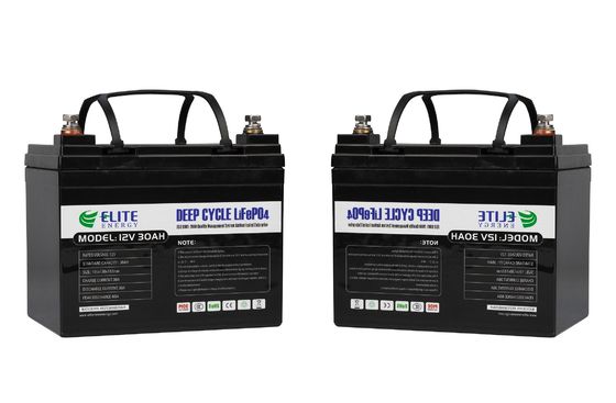 30Ah Portable Li Ion Battery 12.8V 384Wh IP54 Waterproof Long Life Cycle for Solar Storage EVs Shenzhen Elite