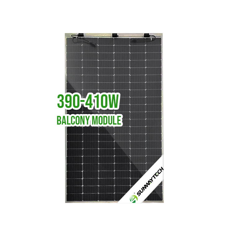 Sunway 80V 390w 410w Balcony Solar Panel High-Efficiency Monocrystalline PV Module for Residential and Marine Use