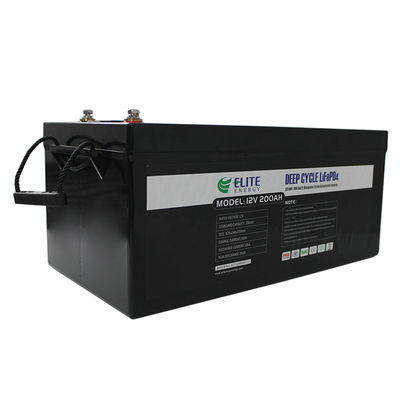 12V 200Ah LiFePO4 Battery High Capacity Long Life Cycle for RV Caravan Backup Power