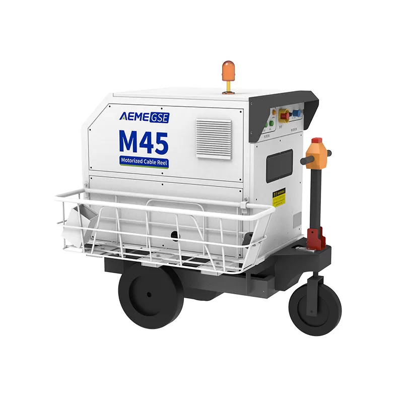 M45 Motorized Cable Reel 45m 90kVA 400Hz with IP54 Protection for Civil Aviation Airports AEME