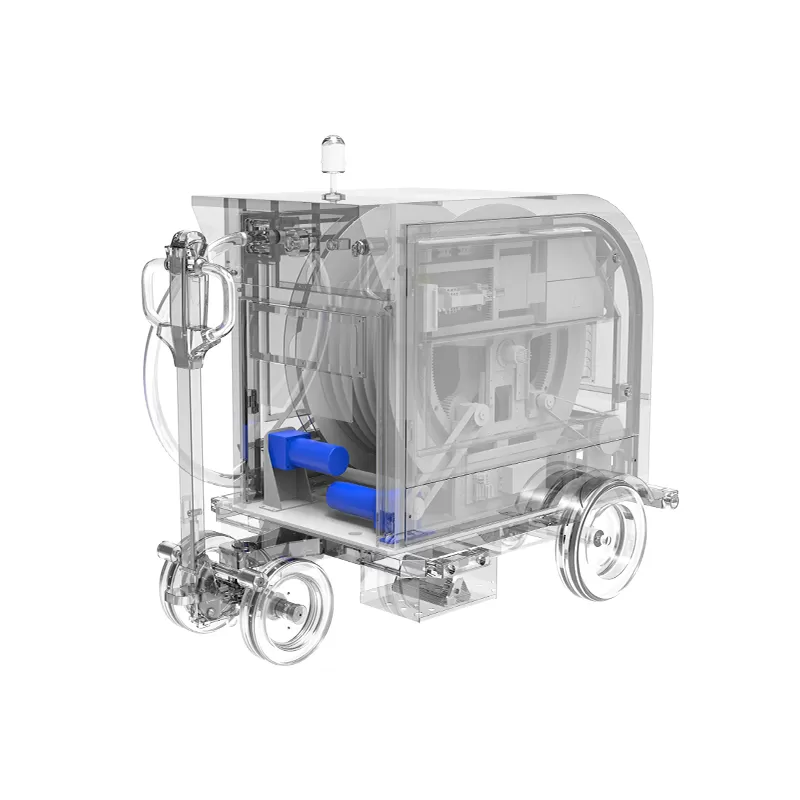 M45D Motorized Cable Reel 45-Meter Cable Double Drum for 400Hz Ground Power Units in Airport Applications