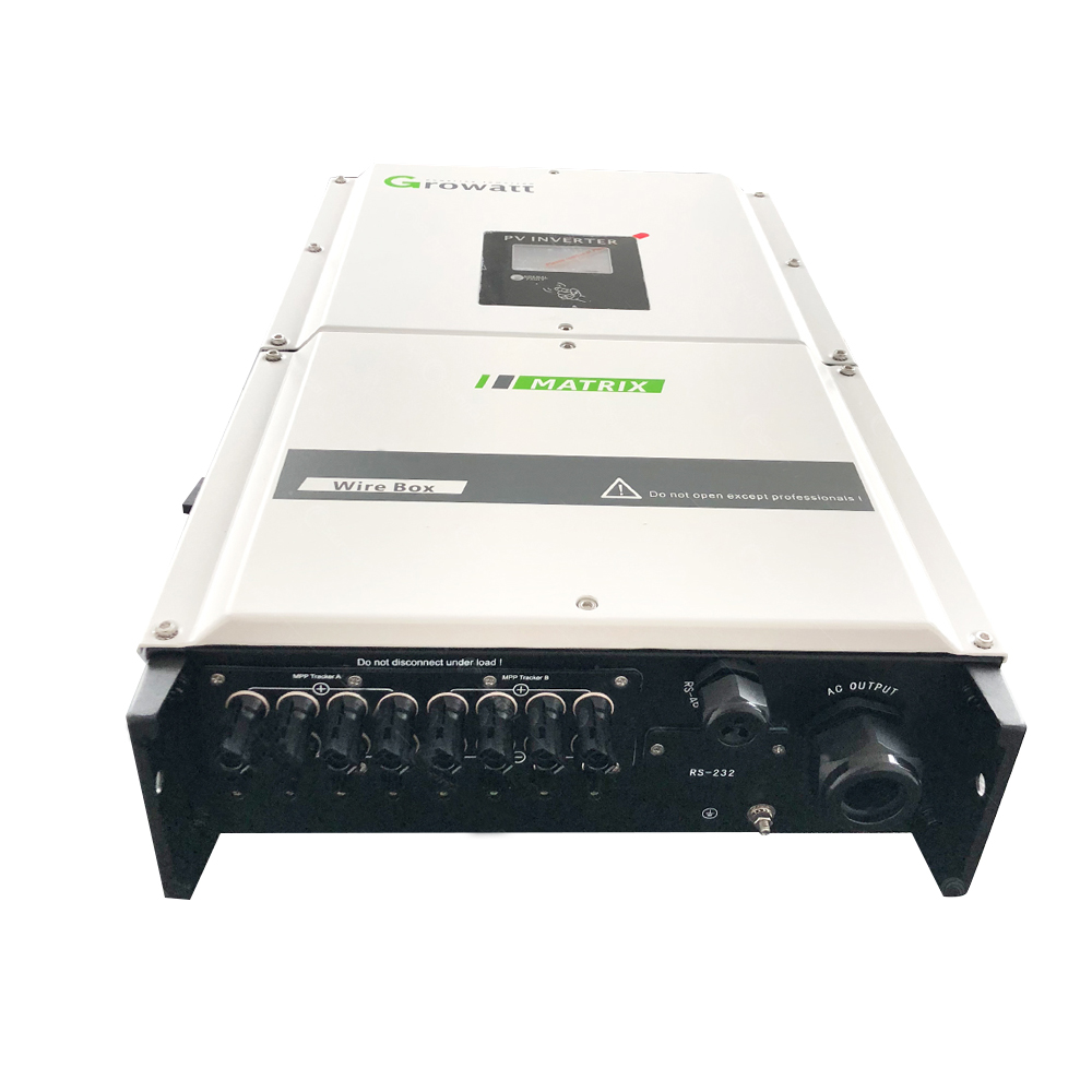 Sunway Growatt 30kw 50kw 380V Triple Phase On Grid Solar Inverter High Efficiency MPPT Tracking for Commercial and Industrial PV Systems