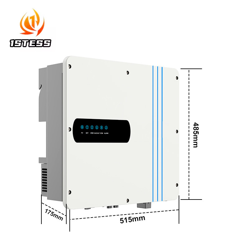 Hybrid Solar Inverter 5KW-10KW 24V/48V MPPT Charging Off-Grid/On-Grid System 1stess