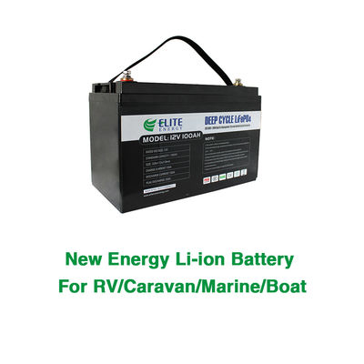 1280Wh 12V 100Ah LFP LiFePO4 Battery Pack High Safety Cycle Life for Caravan Solar Storage