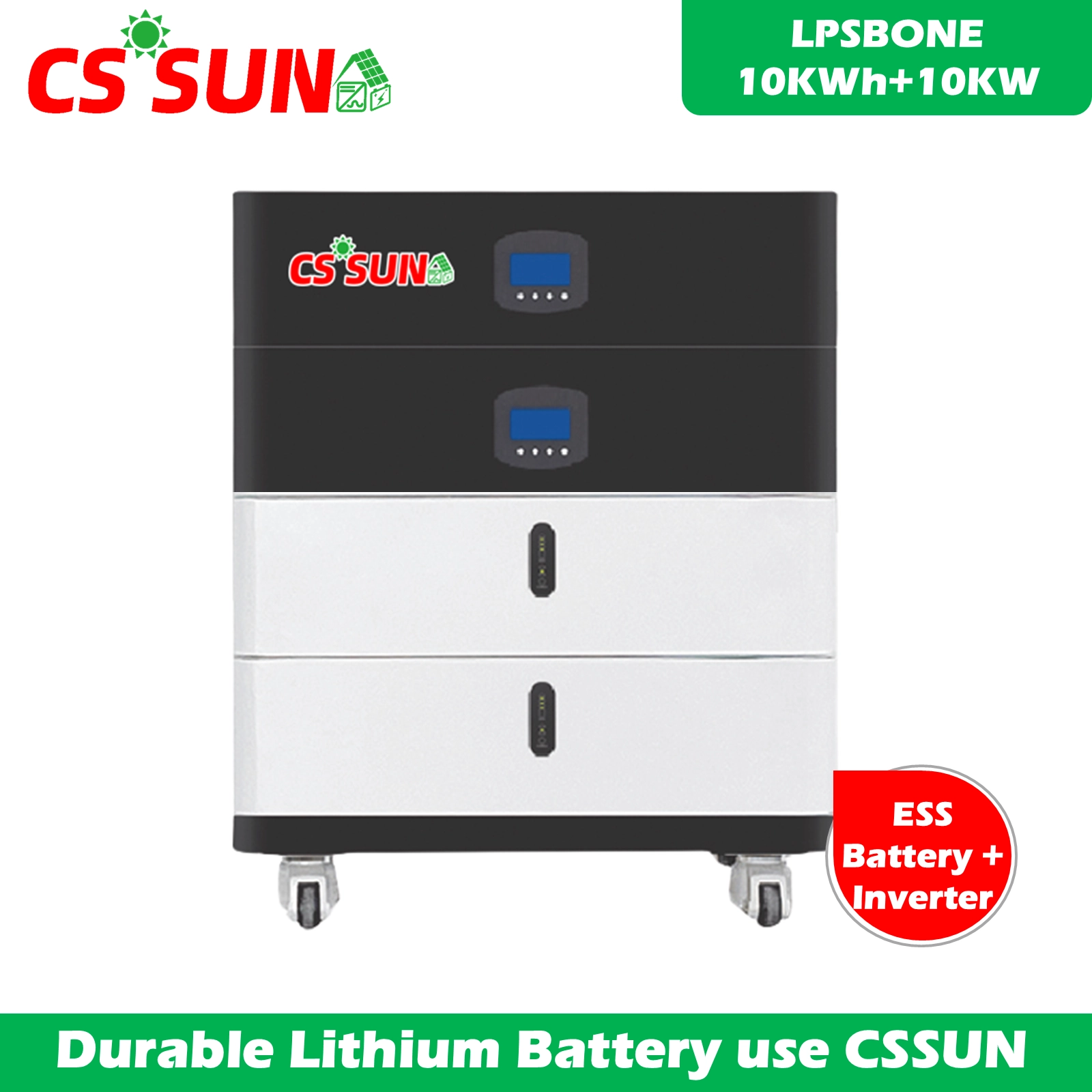 All-In-One ESS Stackable Brick (LiFePO4 Battery Pack + Inverter) 5KWH-25KWH Expandable Off-Grid/Backup Power Solution